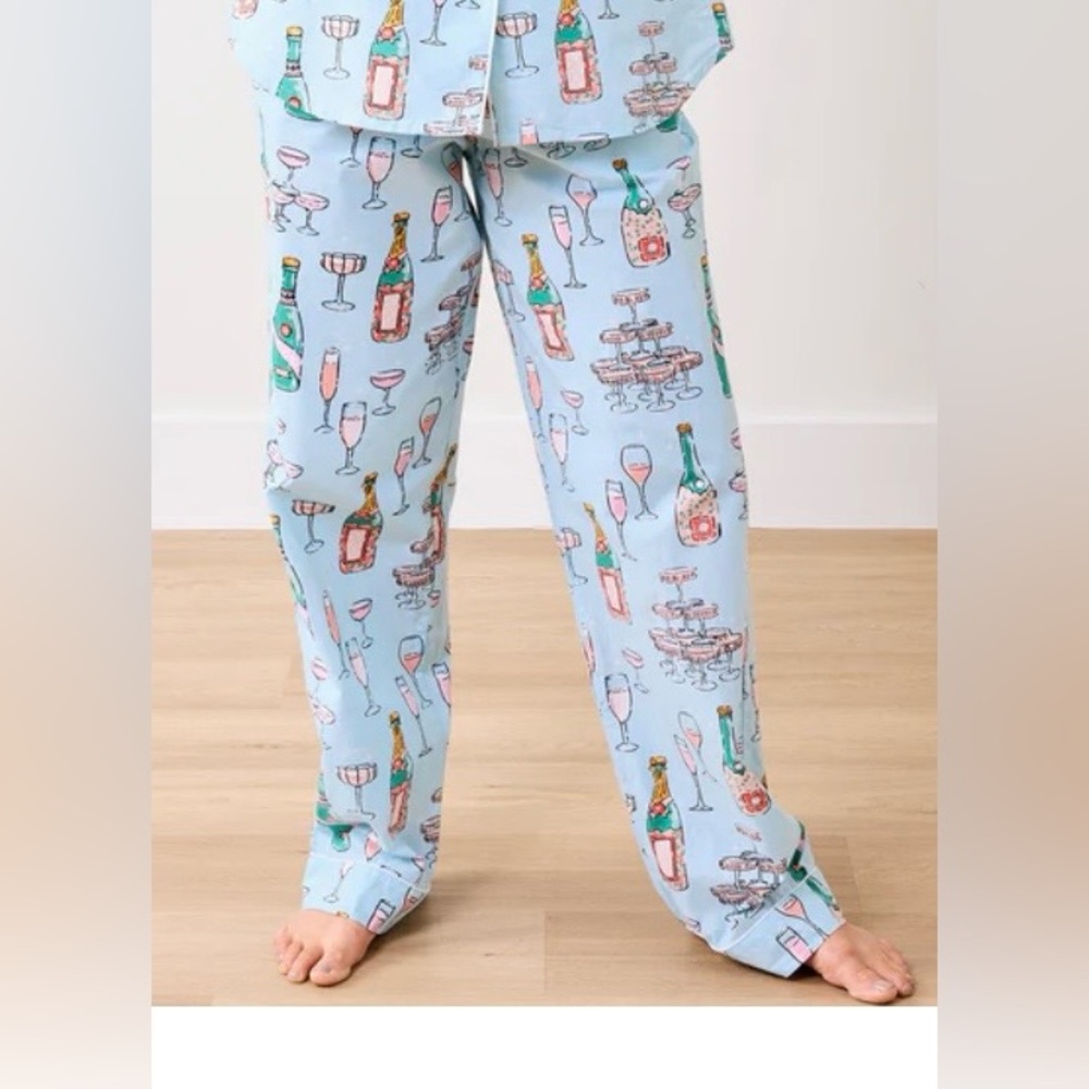 Printfresh Pajama BOTTOMS in Champagne Tower XLP XL Petite